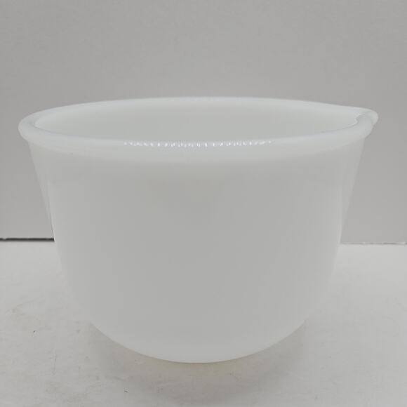 Sunbeam Other - Vintage Glasbake for Sunbeam 20 CJ Milk Glass Mixing Bowl w/Pour Spout